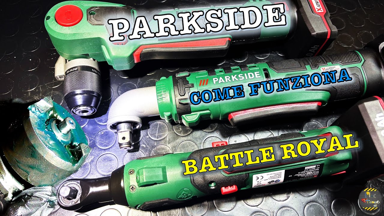 PARKSIDE AVVITATORE A IMPULSI ANGOLARE come funziona manutenzione smontaggio test  e recensione Lidl