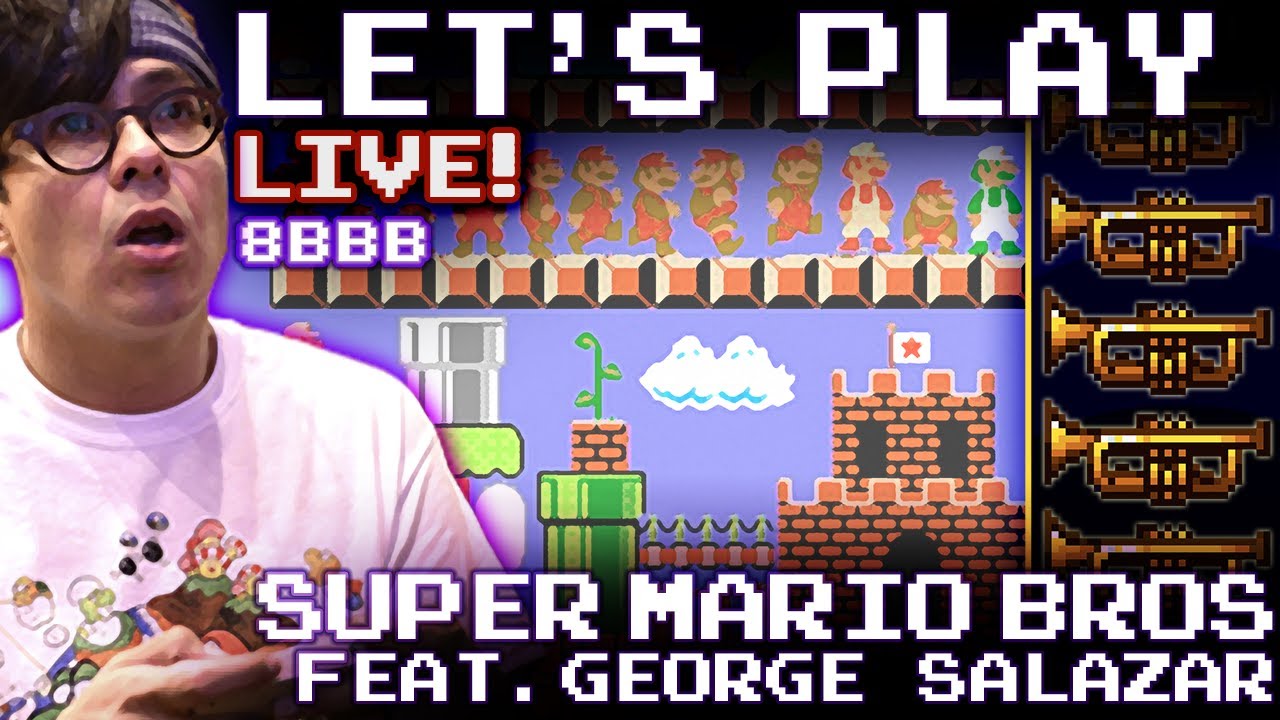 Let's Play LIVE! #1 - Super Mario Bros. w/FULL ORCHESTRA! ft. George Salazar