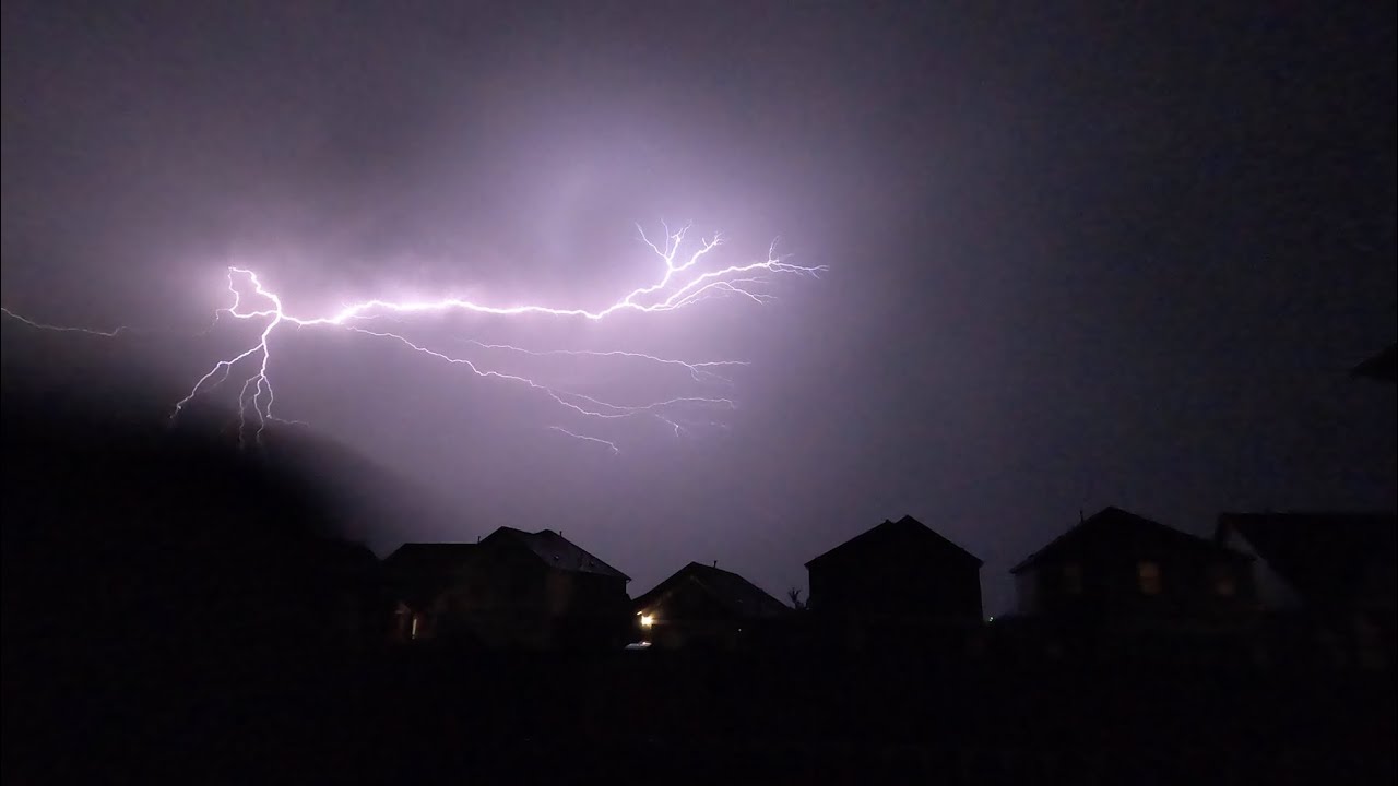 Texas Lightning Storm - 4k Slow Mo (Austin, Texas)