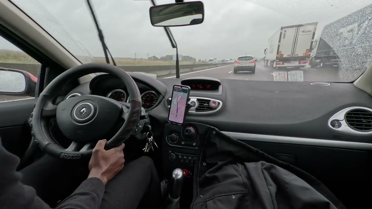 Belgique Tanger en clio 3. Étape 4 ça roule 🇸🇳
