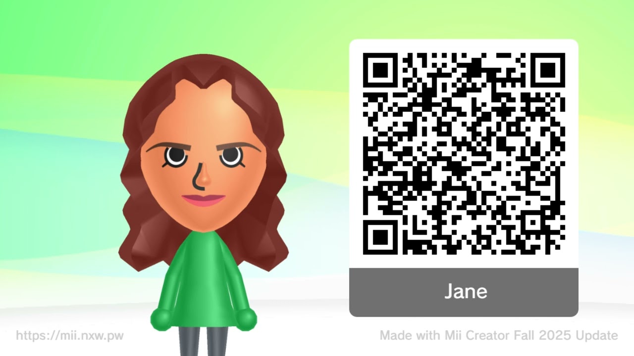 Custom CPU Mii (Pack 1) QR Codes