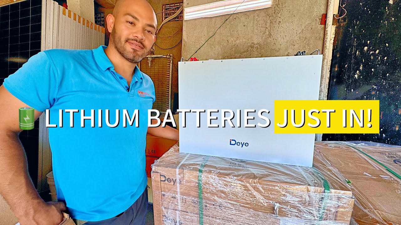NEW STOCK! Deye Lithium Battery Unboxing & Overview | 48V 200 Ah