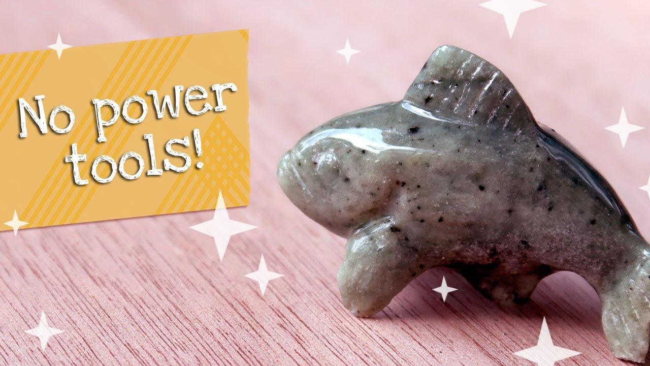 Carving a Fish out of Soapstone! (beginner)