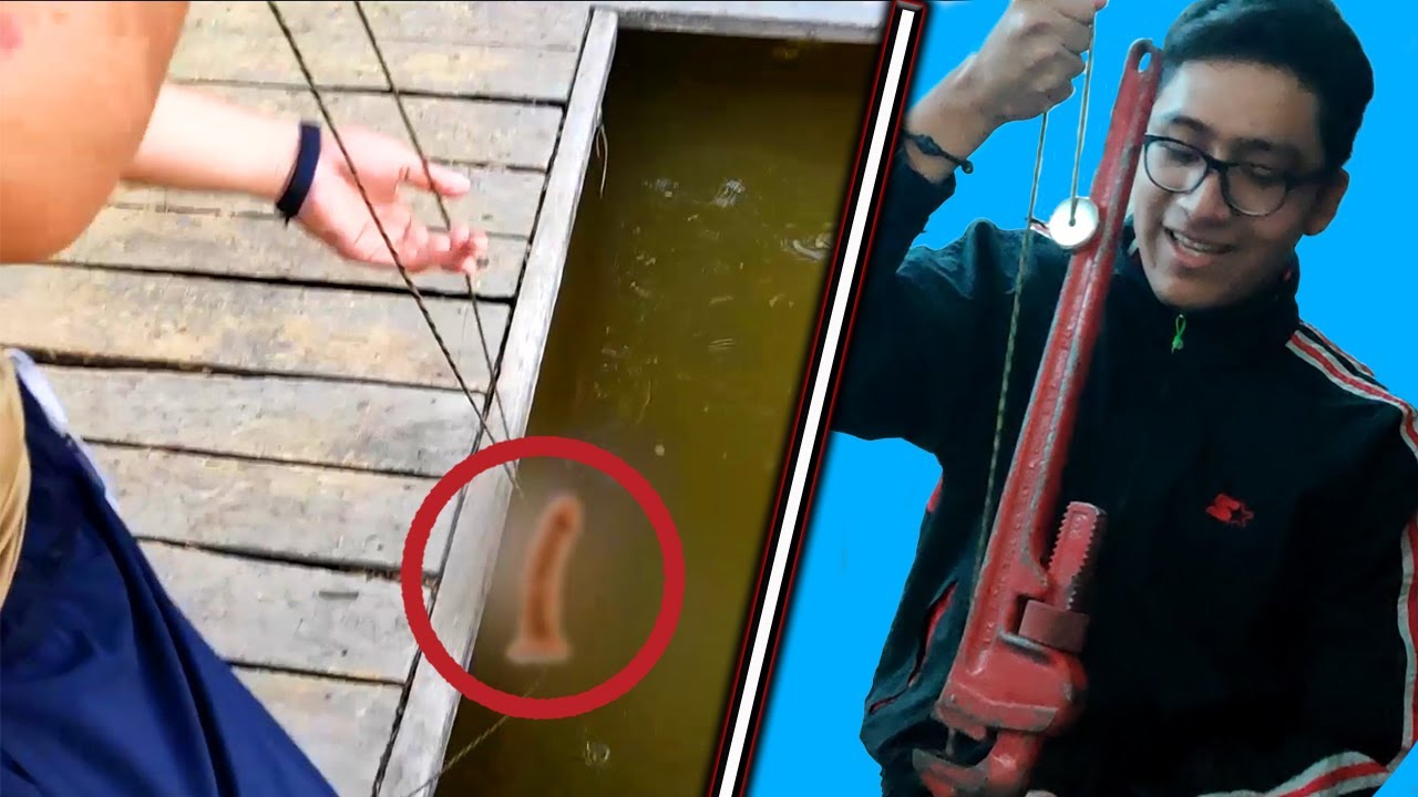 PESCANDO CON IMAN GIGANTE