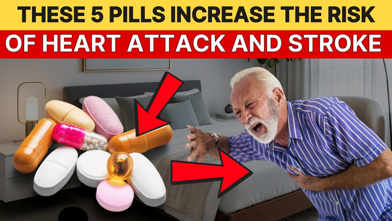 These 5 Pills Increase the Risk of Heart Attack and Stroke in the Elderly