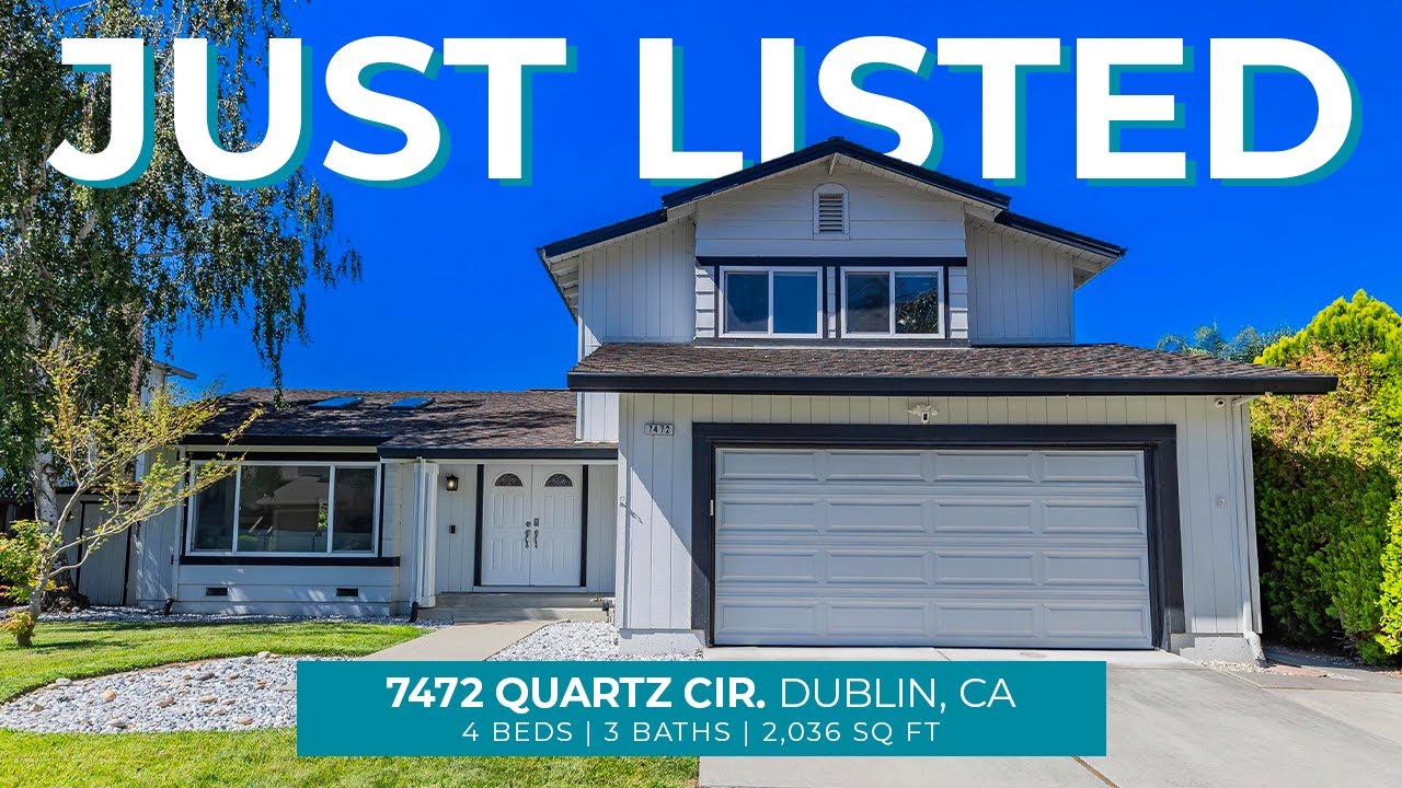 JUST LISTED - 7472 Quartz Cir. Dublin, CA