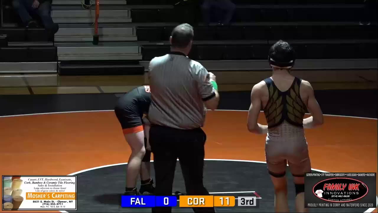 Boys Wrestling: Corry Beavers vs Falconer Golden Falcons