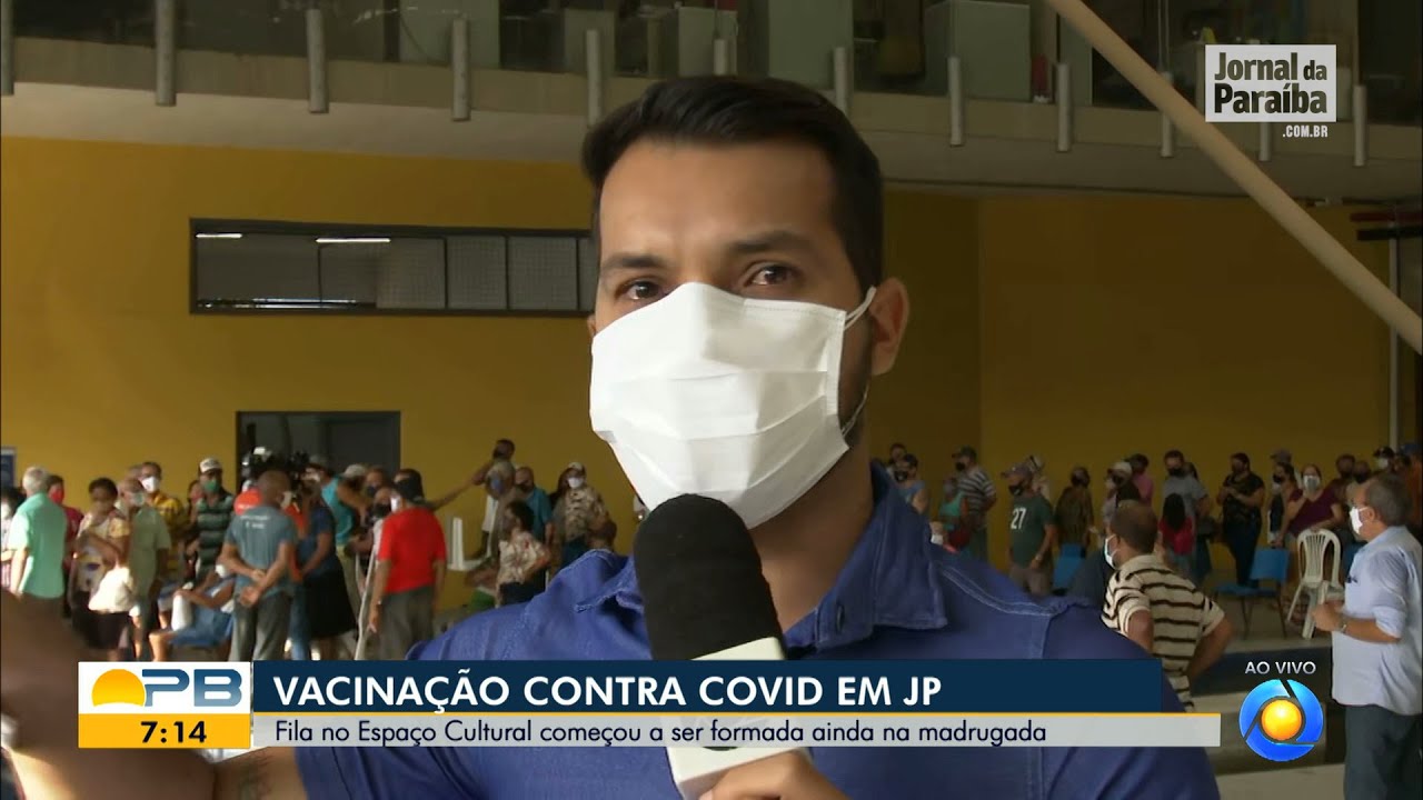 Repórter se emociona diante de desorganização na vacinação de idosos em João Pessoa