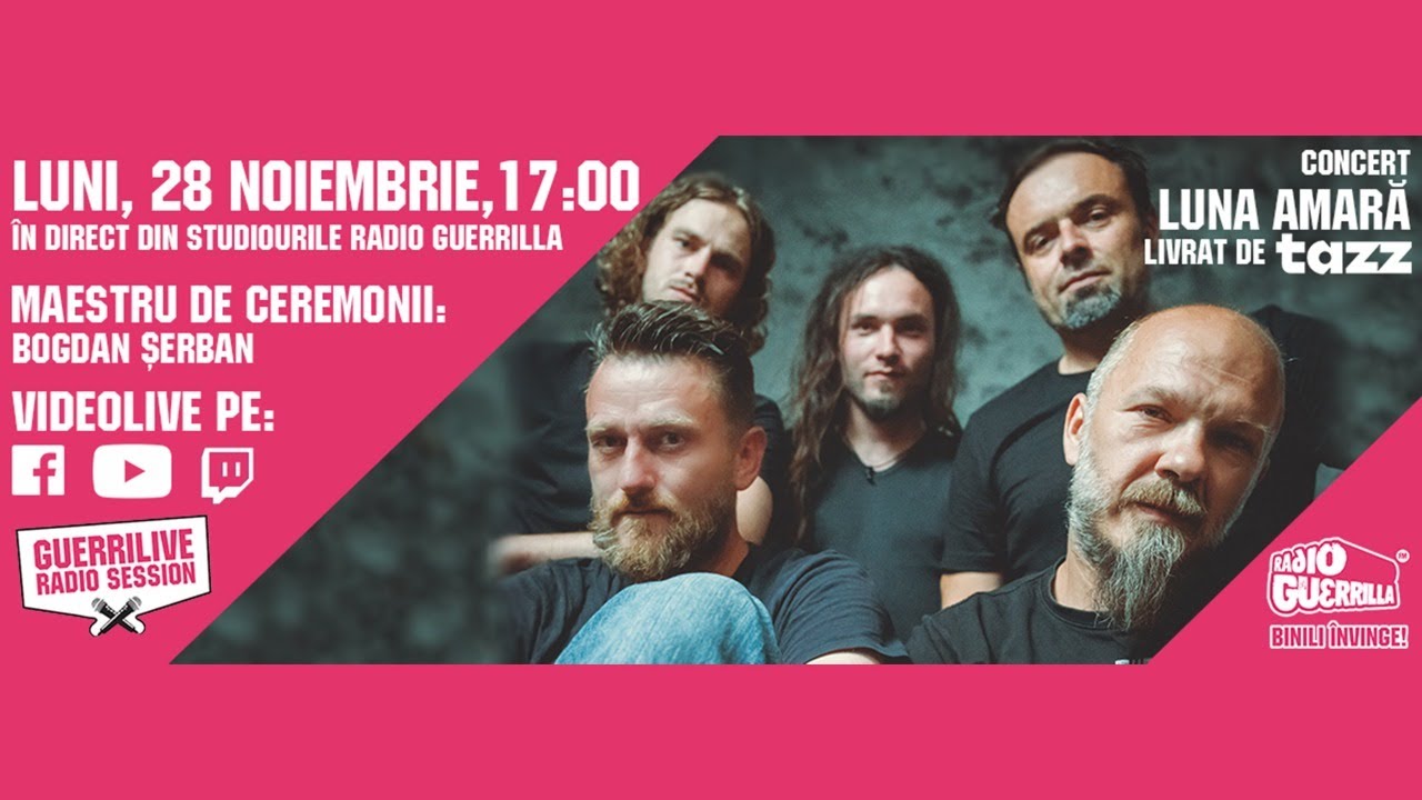 Guerrilive Radio Session cu LUNA AMARĂ | livrat de TAZZ