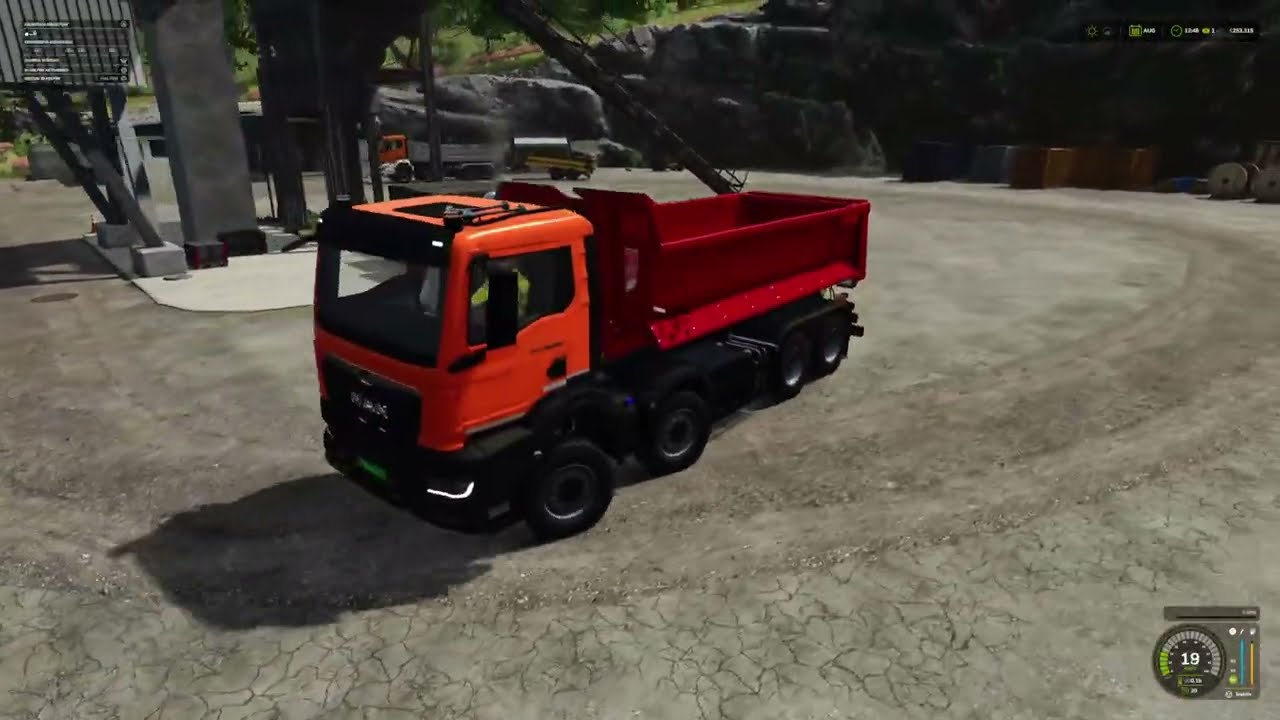 Farming Simulator 25  Bauschutt Transport auf der Map die Alpen! Lets play 8! 500abos?!!!