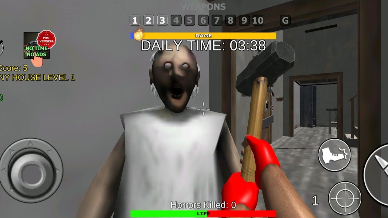 || Granny v1.8 Horror Mode House Of Zombies Full gameplay 