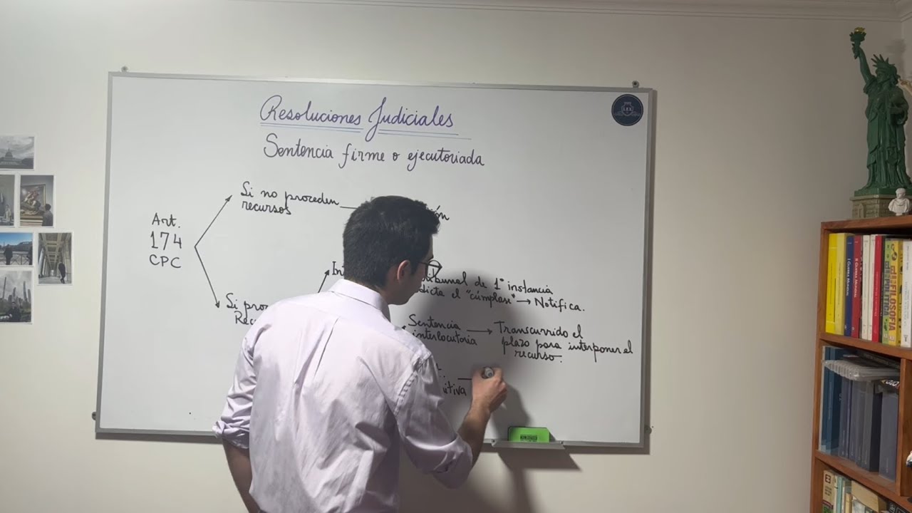 Sentencia firme o ejecutoriada (art&iacute;culo 174 del C&oacute;digo de Procedimiento Civil).