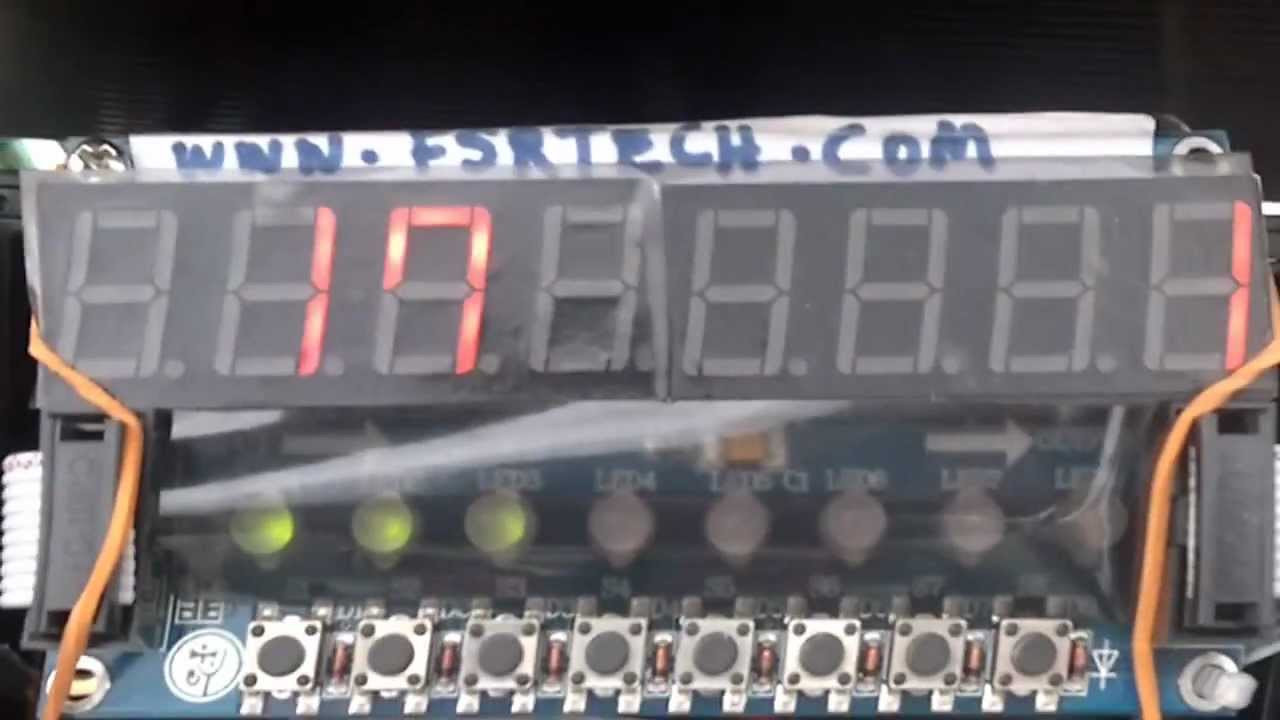 FSR Digital Dashboard Speed & Gear indicator test