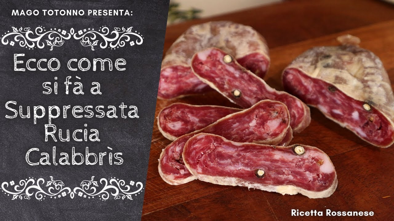 SOPPRESSATA DOLCE CALABRESE Ricetta Originale Rossanese