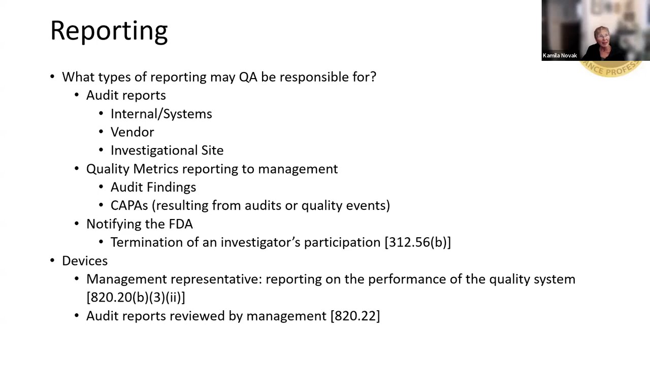 RQAP-GCP Study Group - Session 4
