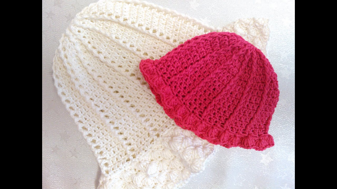 P2 How to Crochet a Preemie Baby Hat Front Post Double Crochet (FPDC) and Double Crochet (dc)