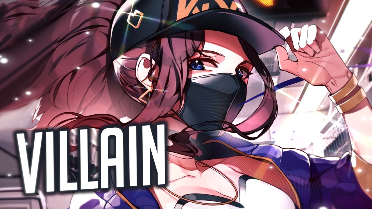 Nightcore - VILLAIN (Rock Cover) (Lyrics)