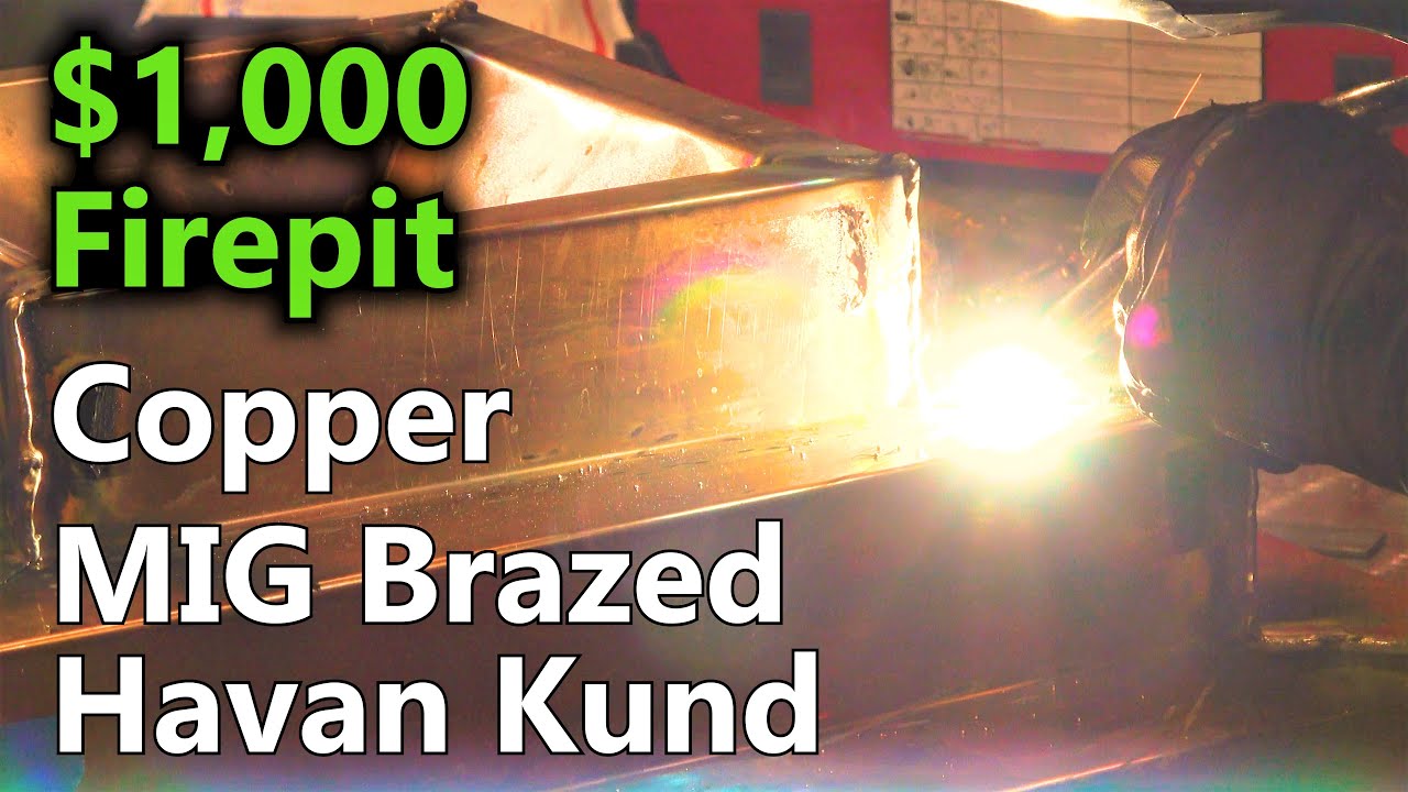 COPPER Havan Kund MIG Brazed with the HTP Pro Pulse 220 MTS