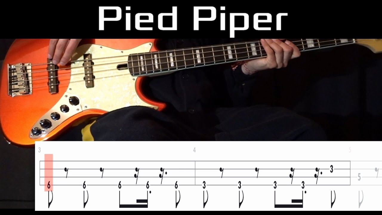 Pied Piper (BTS) - Bass Cover WITH TABS