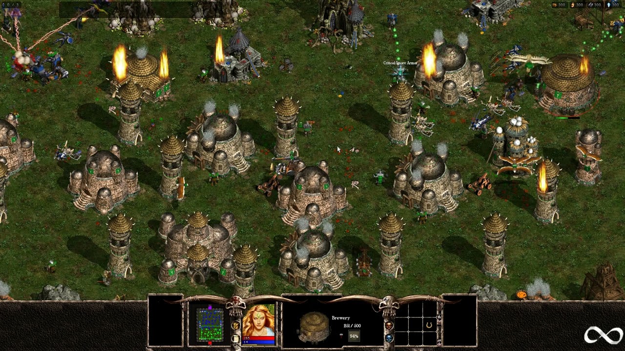 Warlords Battlecry III, AI Battle, Dark Elf vs Dwarf