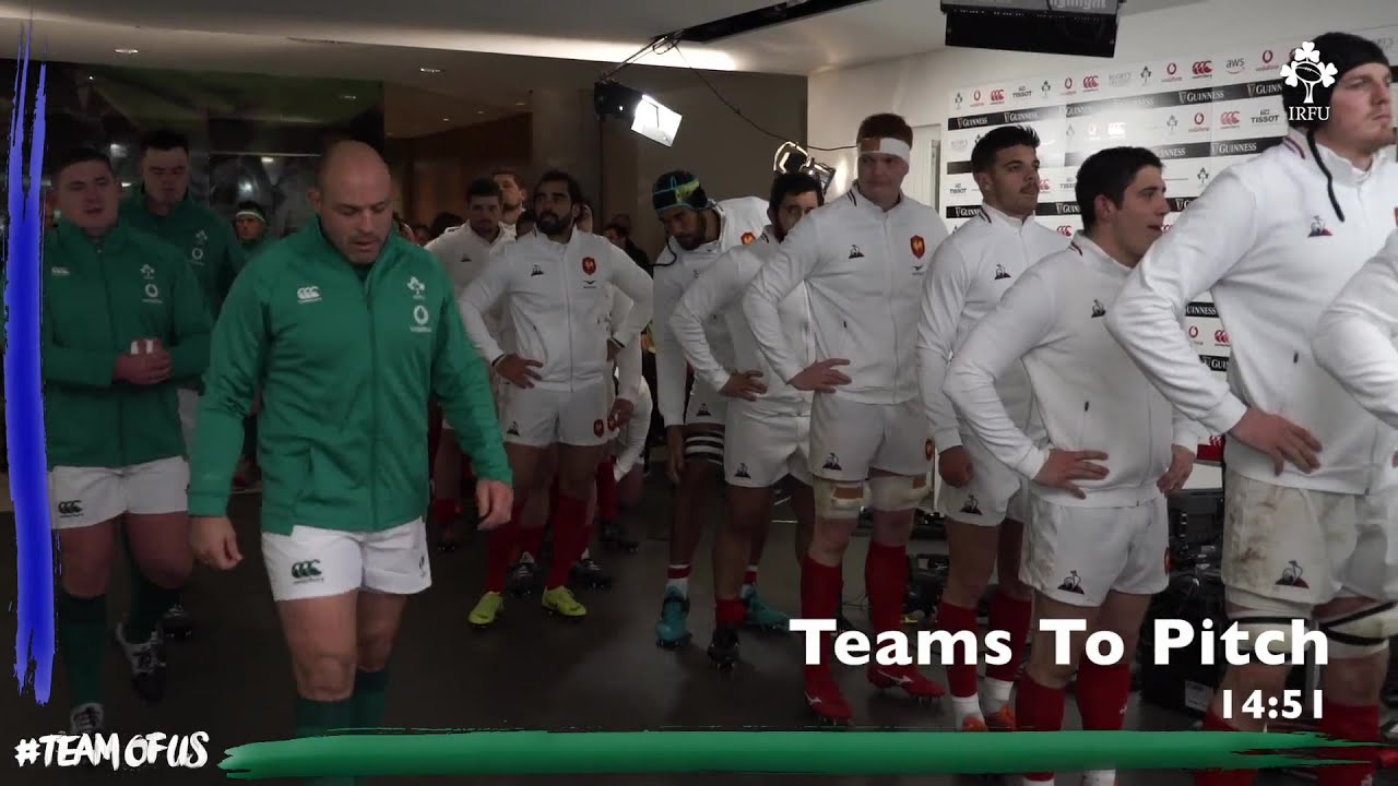 Tunnel Cam: Ireland v France Behind The Scenes