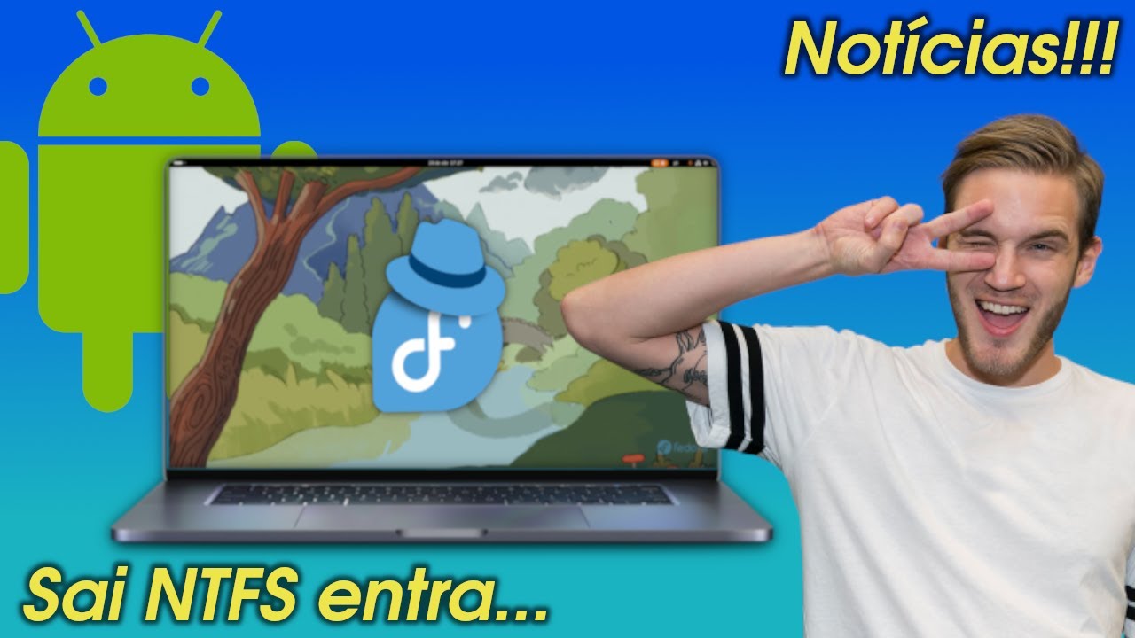 PewDiePie usando Linux, Fedora novo instalador - Android mais privado - Notícias Linux