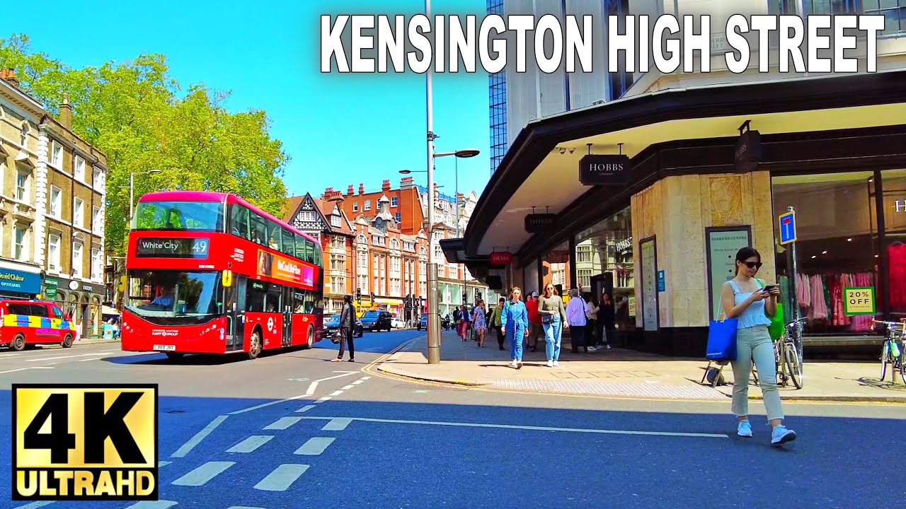 High street Kensington  walking tour | May 2023 | Royal Borough of Kensington and Chelsea | London