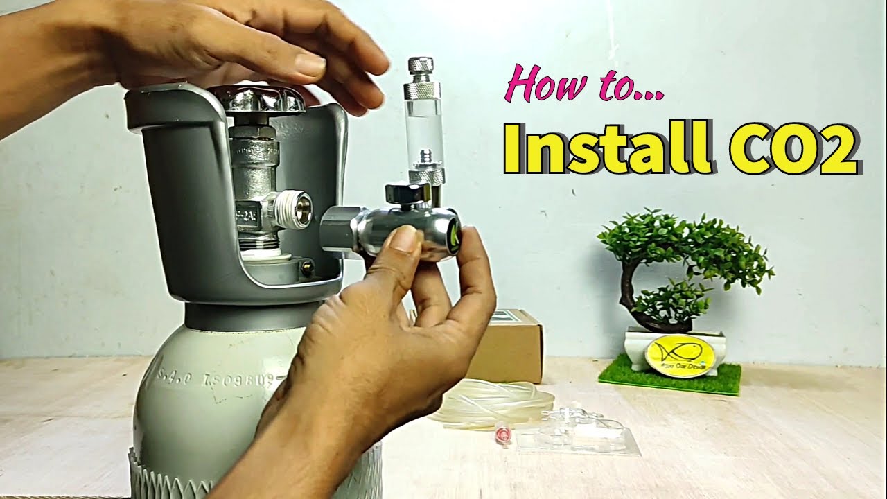 tutorial cara memasang co2 tabung