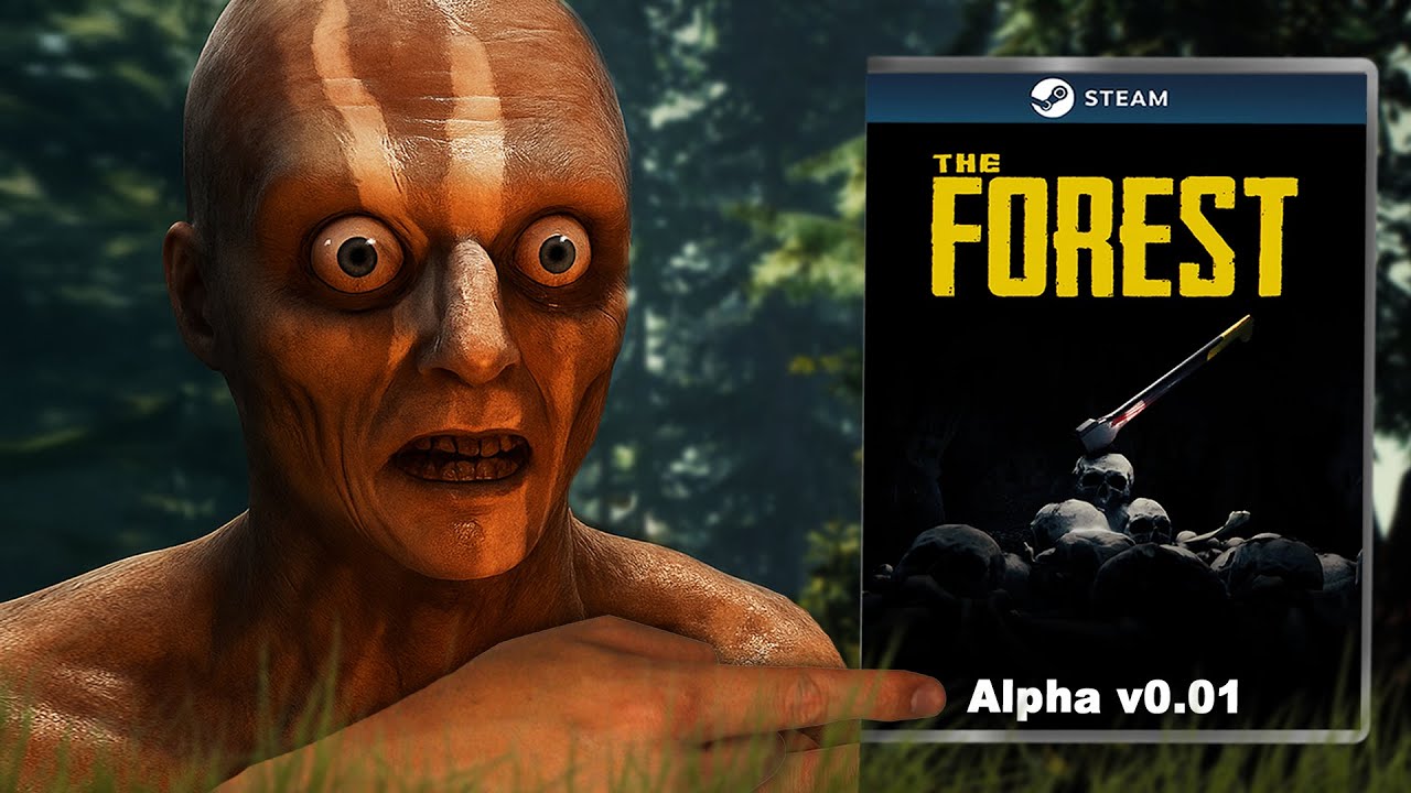 A primeira versão de The Forest era UM CAOS TOTAL!