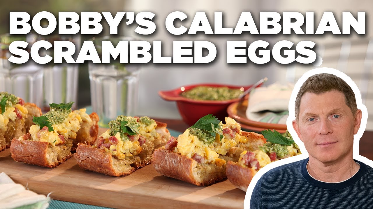 Bobby Flay's Calabrian Scrambled Eggs | Brunch @ Bobby's | Food Network