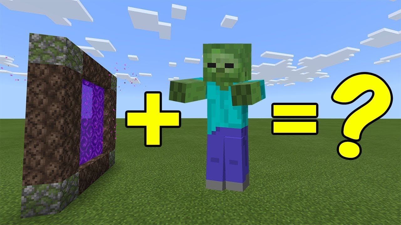 I Sent a Zombie to This Portal in Minecraft - Here's What Happened...