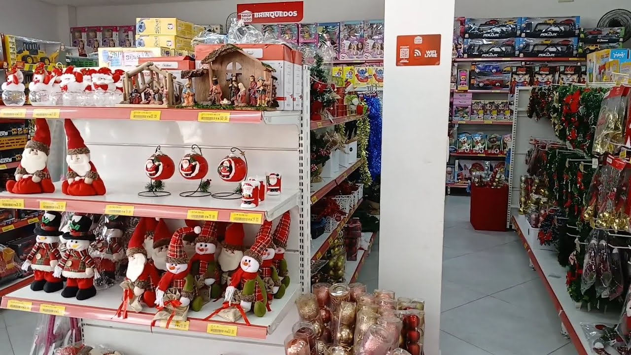 😍 Tour pela loja ShopTudo 🎄 Decoração de Natal e ofertas da Black Friday com 50% de desconto 😱