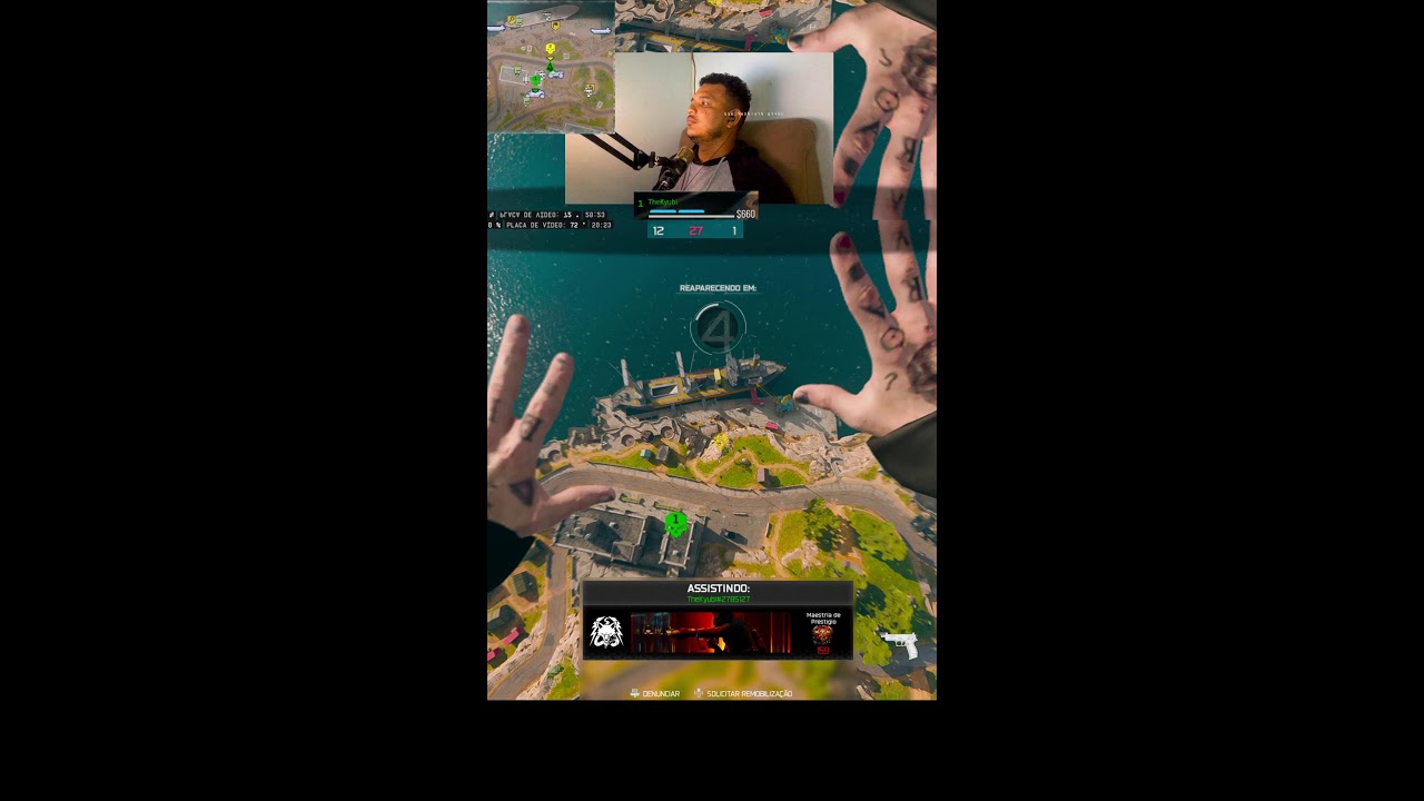 LIVE 🔴 VAMOS JOGAR  🔴 GTA V X WARZONE 🔴