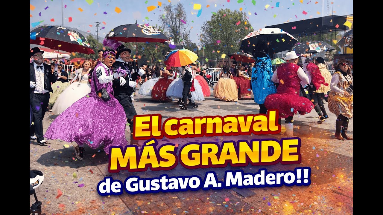 El carnaval MÁS GRANDE de Gustavo A. Madero!! | Todos los carnavales reunidos 💃🕺🎭  TERCERA PARTE