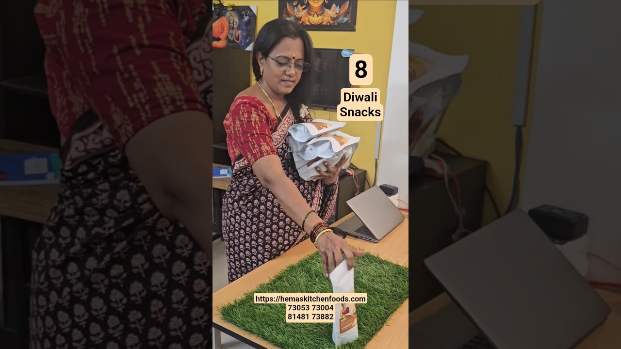 10 Mins la Easy ya Diwali Snacks Seiyalam | Hema's Kitchen Foods 73053 73004