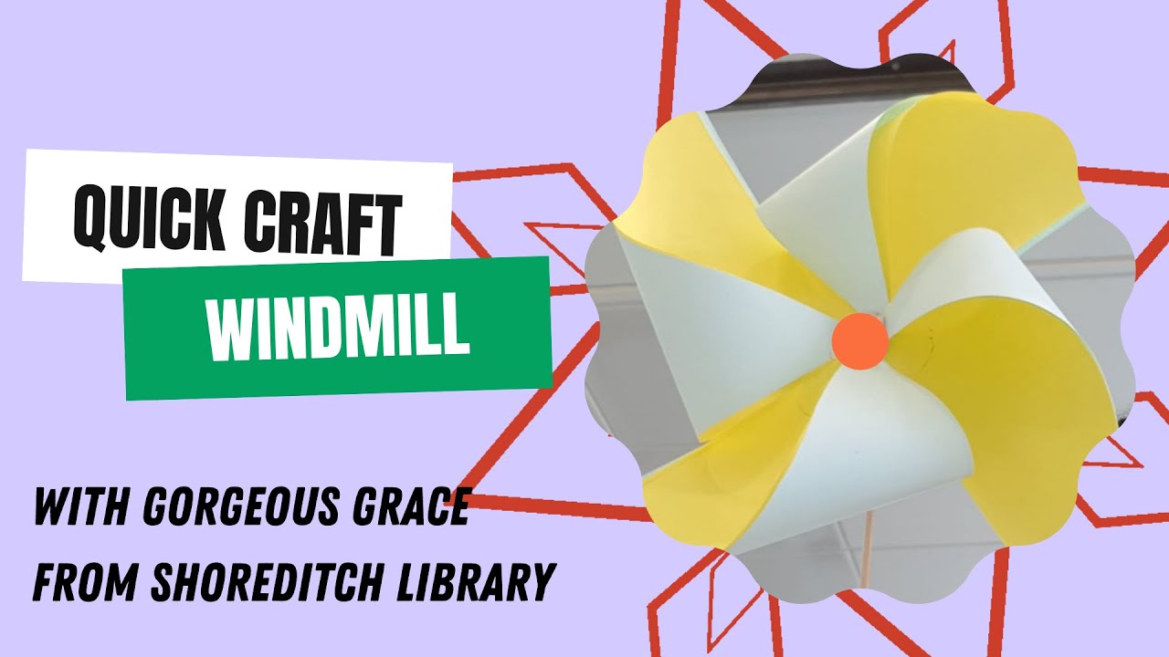 Craft: Paper windmill