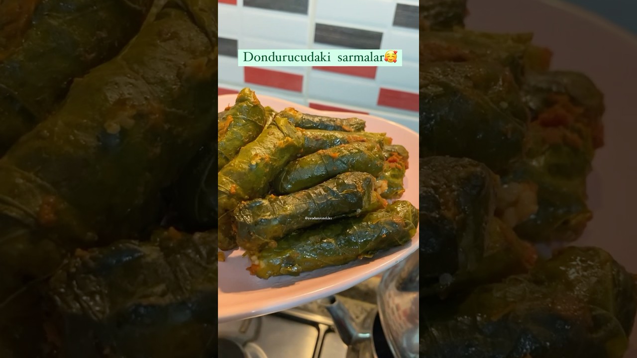 Dondurucudaki Sarmalar Nasıl Pişirilir 15 Saniyede Anlatıyorum #sarma #sarmapişirme #yapraksarması