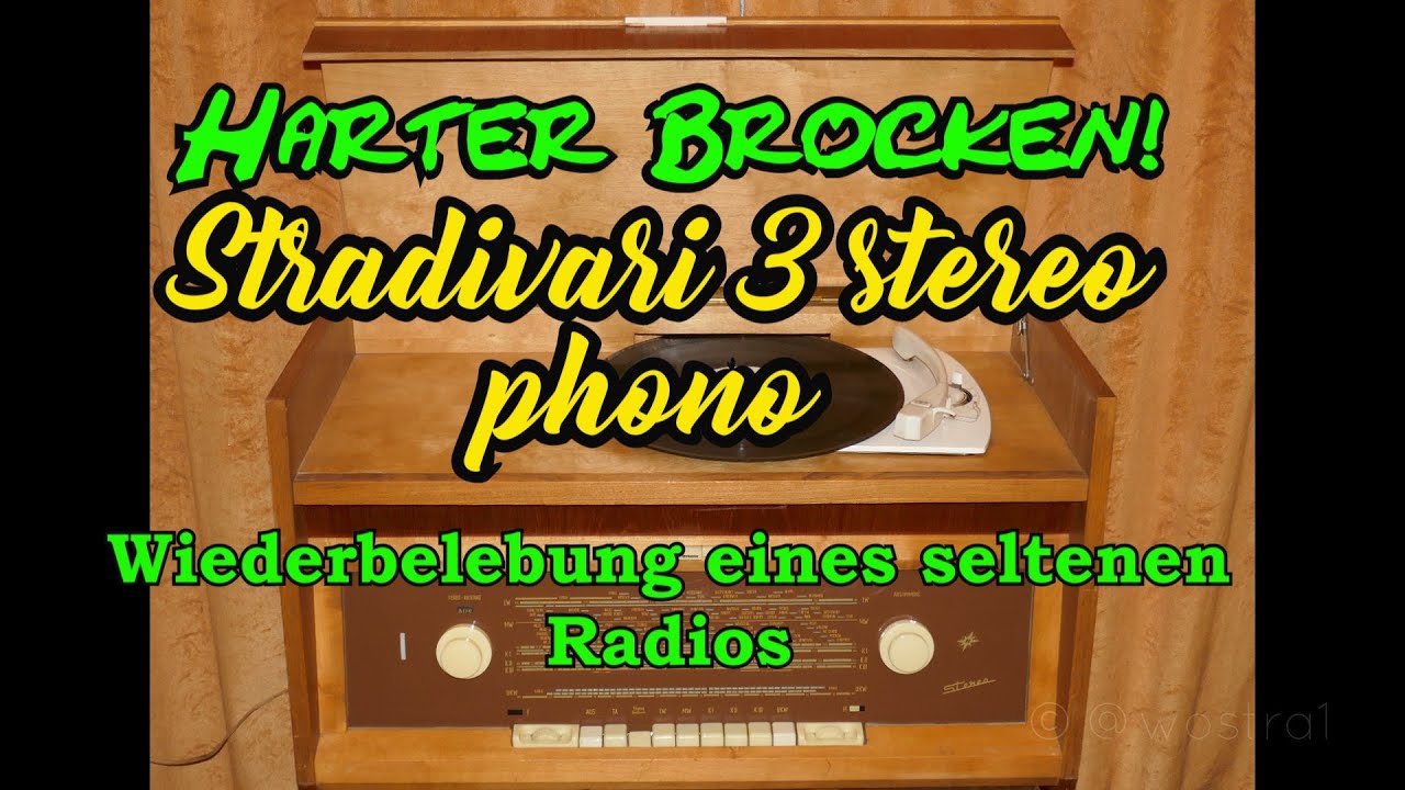 Stradivari 3 stereo Steuergerät