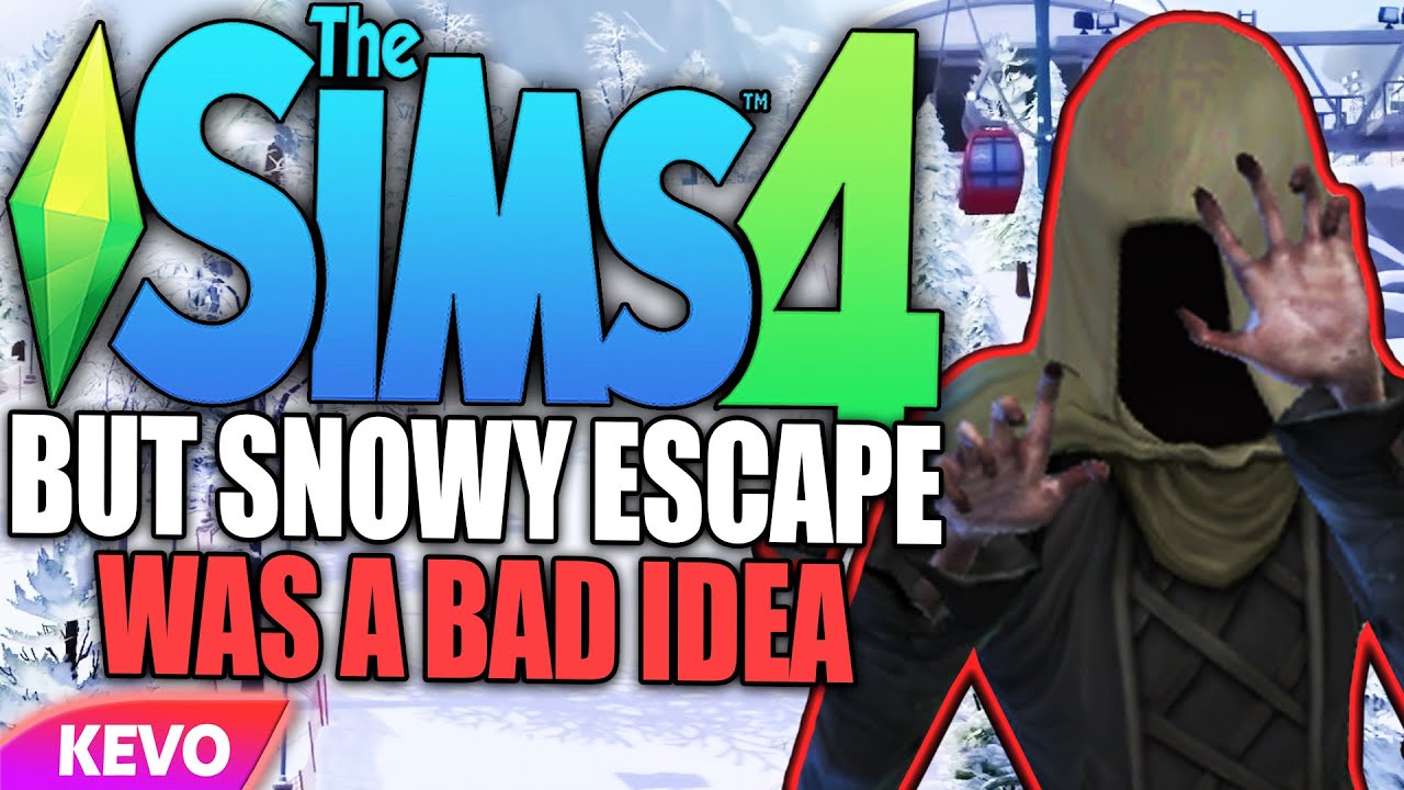 Sims 4 but Snowy Escape was a bad idea