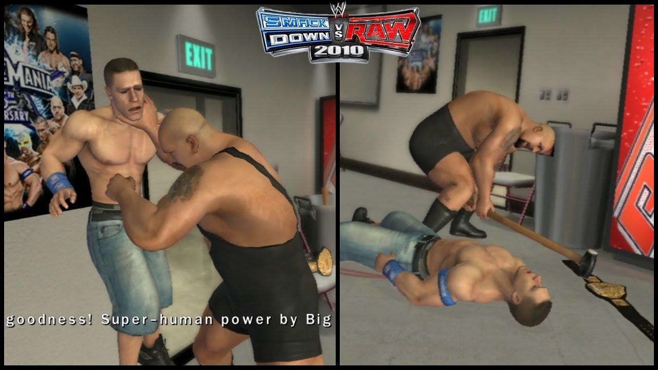 ECW Attacks RAW & SMACKDOWN & Destroy WWE & World Heavyweight Titles | WWE Smackdown Vs Raw 2010 ||