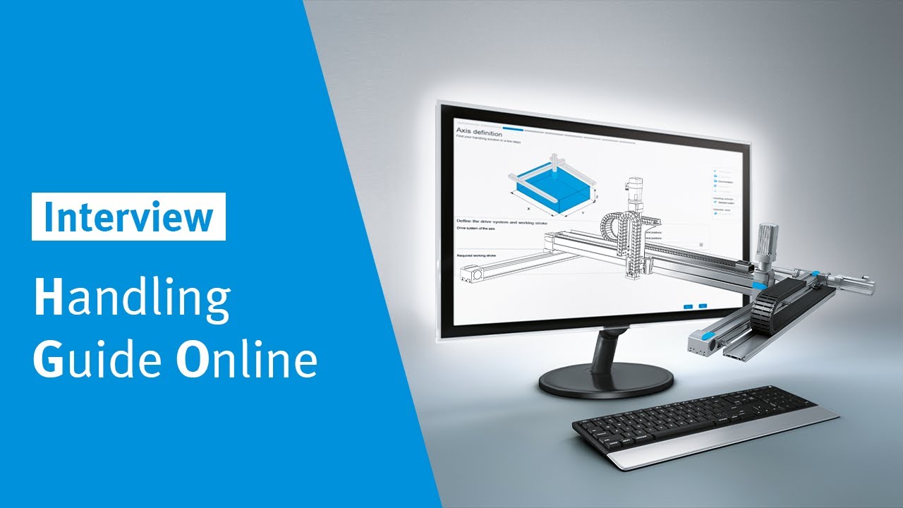Handling Guide Online - L'outil de dimensionnement Festo pour vos robots cart&eacute;siens 1 &agrave; 3 axes