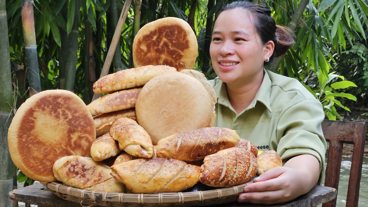 How To Make Bread From Flour - Take Care Of Piglets & Birds - Ly Thi Ca