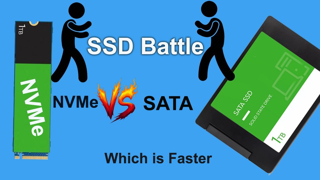 SSD vs NVMe Speed Test | Real Performance Comparison