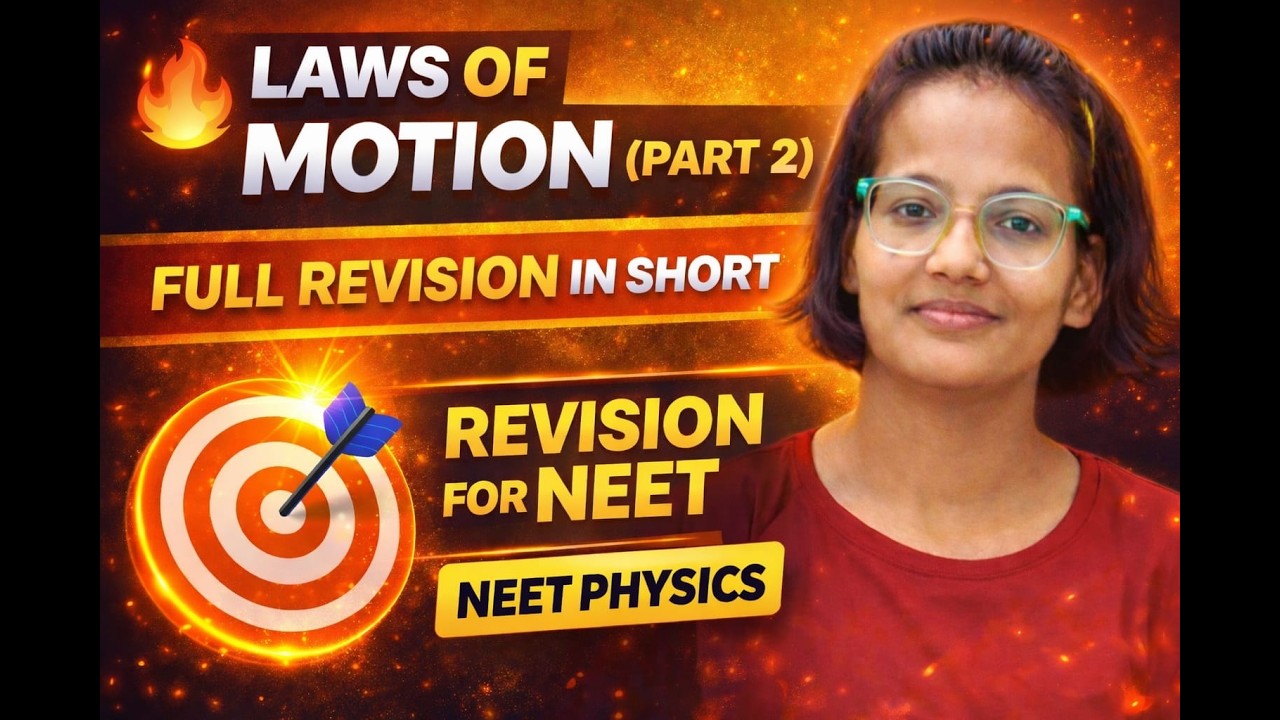 Chapter 4 Physics | LAWS OF MOTION ( Part 2 )| Important Questions + Concepts (NEET/JEE)