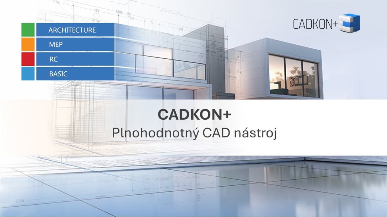 Plnohodnotný CAD nástroj (CADKON+)