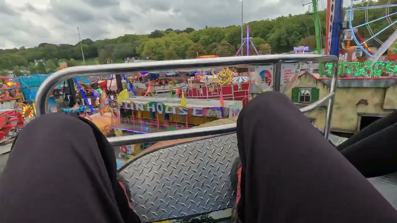 On Ride Pov of Ryan Crow’s Spinning Coaster Nottingham Goose Fair 2025 