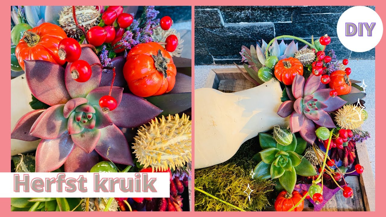 Herfstkruik 🍁🎃 | Cursus bloemschikken #116 | Carlein Tukkers