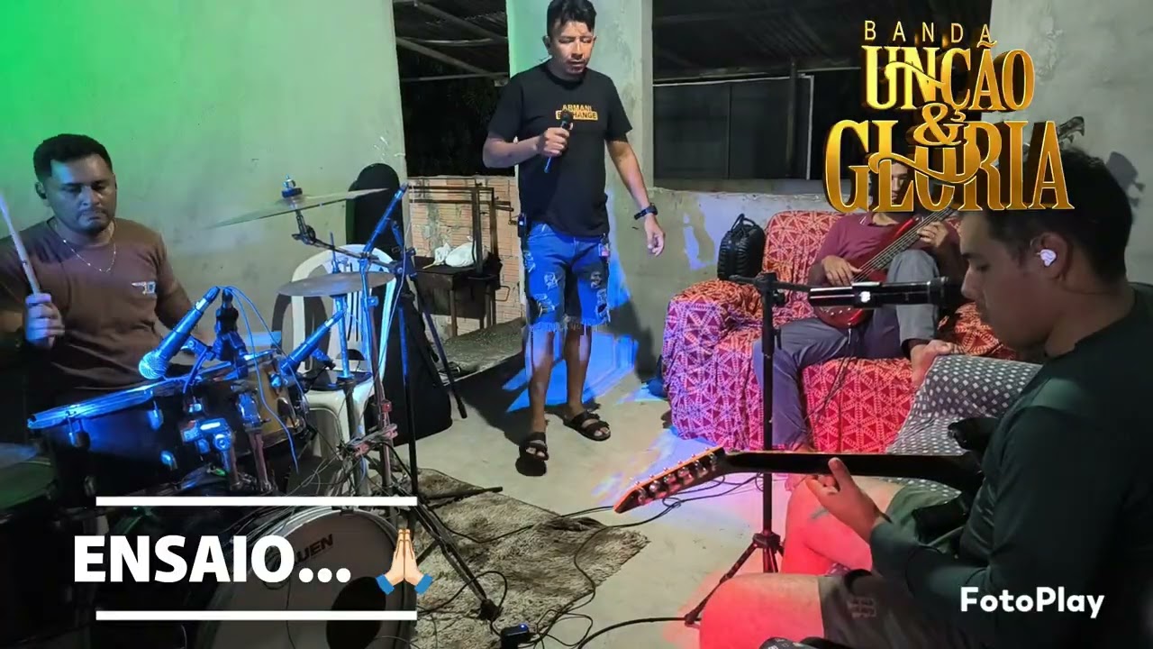 Ensaio da banda unção & glória 2026