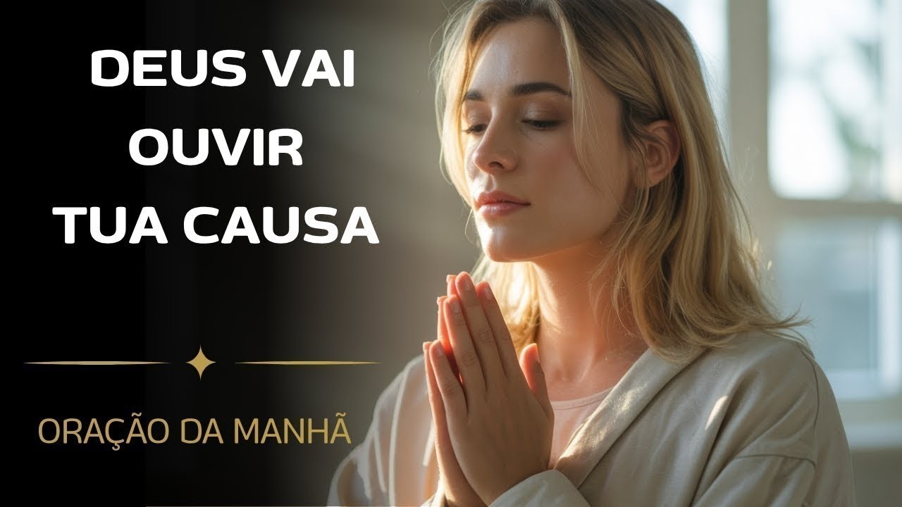 ORAÇÃO PARA DEUS OUVIR A TUA CAUSA  - ORAÇÃO DA MANHÃ✨