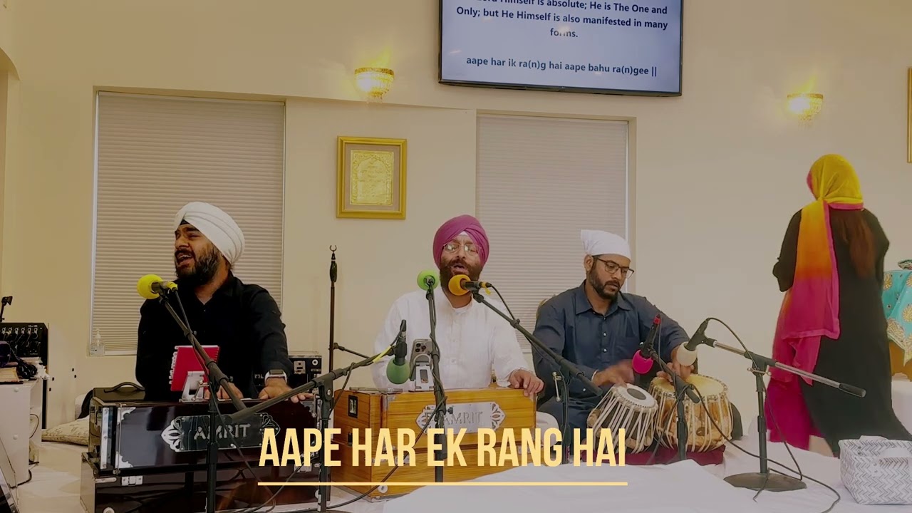 Aape har ek rang hai - #Shabad | Pritpal Singh | Raj Khalsa Gurdwara, Sterling VA USA | June, 2025